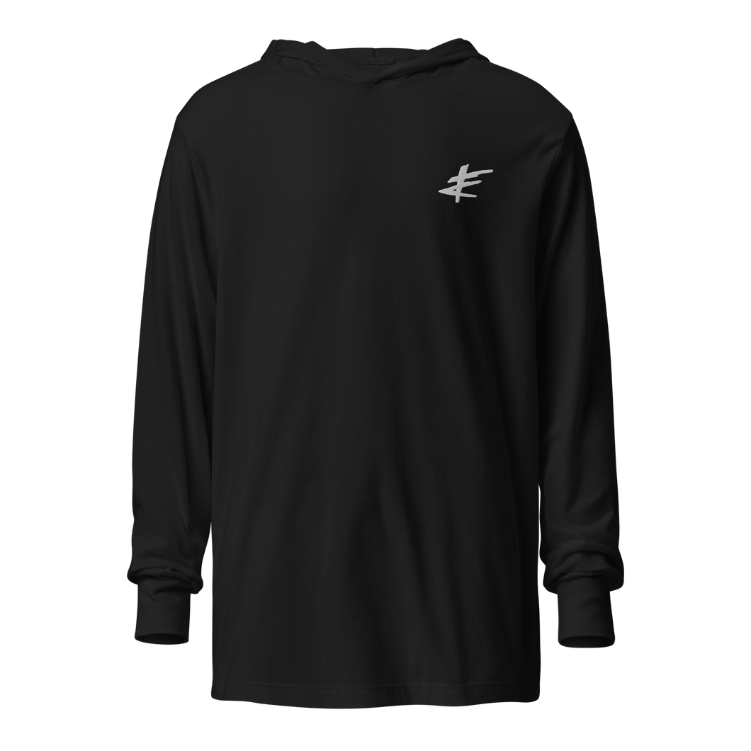 Small Logo Hooded long-sleeve tee